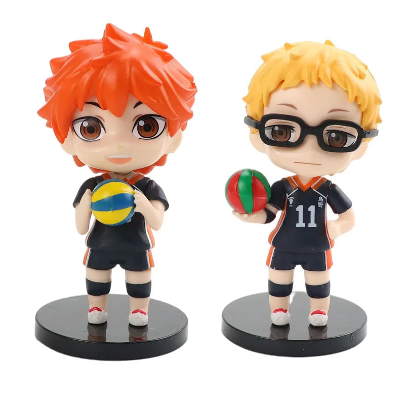 Anime cartoon character volleyball boy hand-made three-dimensional desktop ornaments doll car crafts