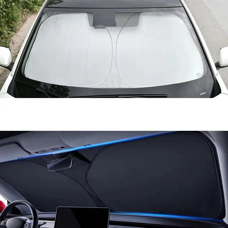 For Mercedes Benz C Class W202 S202 C200 1993-2000 Car Window Sunshade Cover Sun Shade Windshield Visor Protector Windscreen