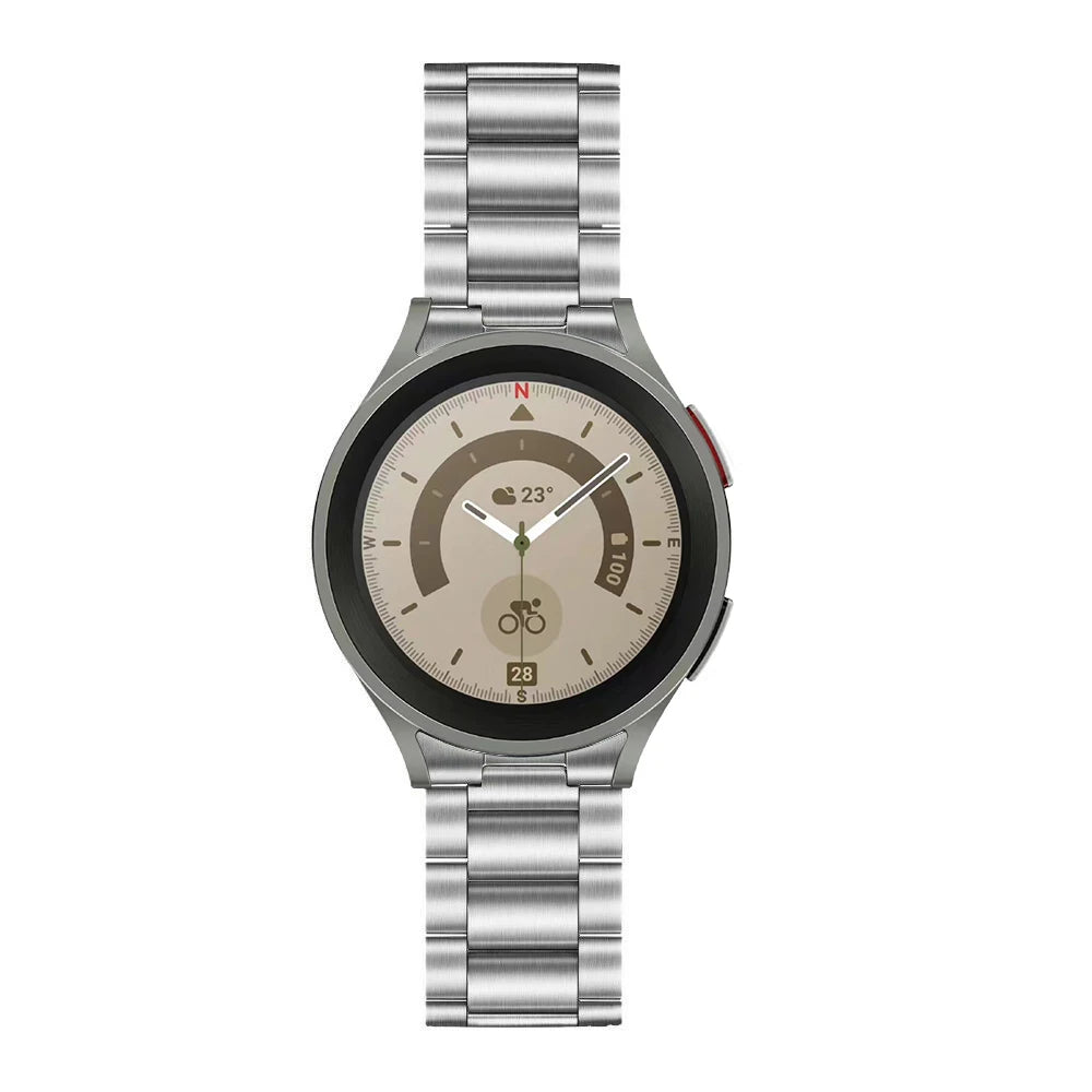 Metal Strap for Samsung Galaxy Watch 5 Pro 45mm 7 6 5 4 44mm 40mm Curved Interface Wristband for Galaxy Watch 4/6 Classic Correa