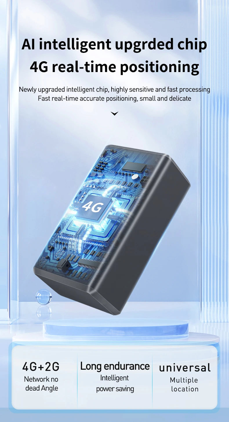 GPS locator 4G vehicle tracking instrument mobile phone anti-theft recording location vehicle tracking artifact J