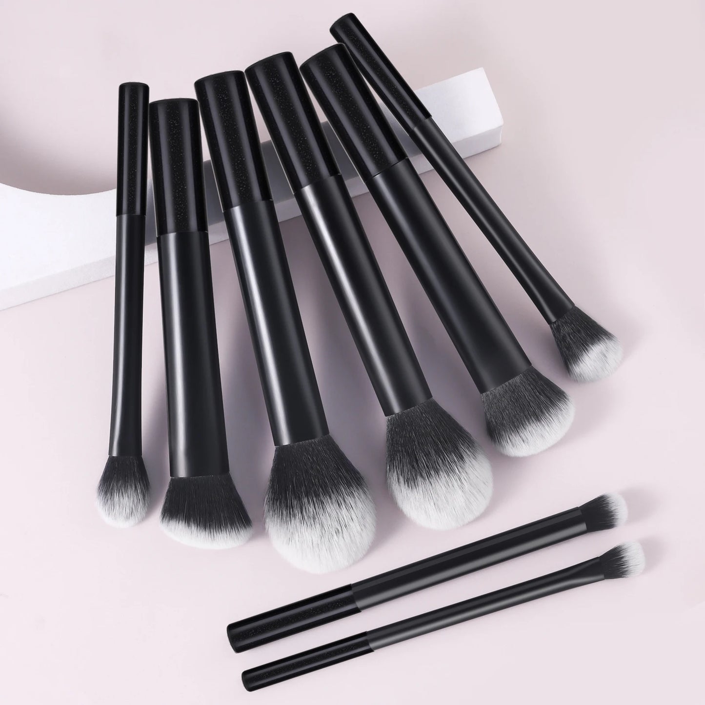 Makeup Brush Sets,8pcs Plastic Daily Portable Multifunctional Makeup Brush For Making Up Supply