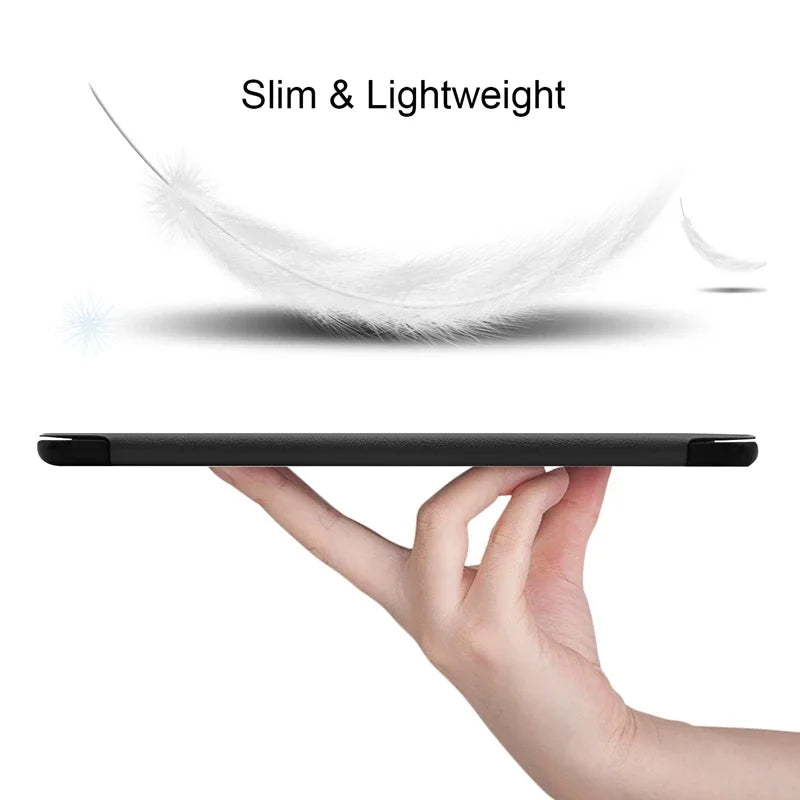 For Samsung Galaxy Tab S5e Case 10.5'' SM-T720/T725 2019 Auto Wake Sleep PU Leather Cover Slim Tri-Fold Stand Tablet Case Funda