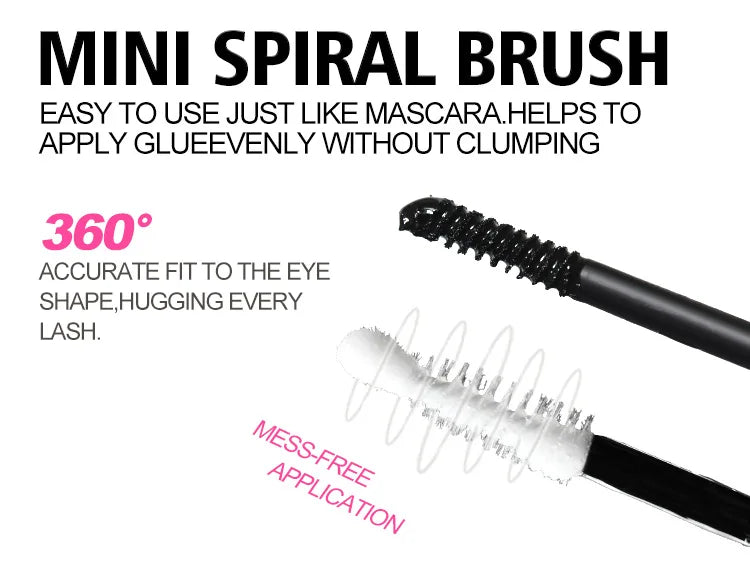 Eyelash Gluing and Sealing for Eyelash Clusters Strong Fixed Eyelash Glue Lasting 48H Eyelash Gluing Glue Eyelash Extension