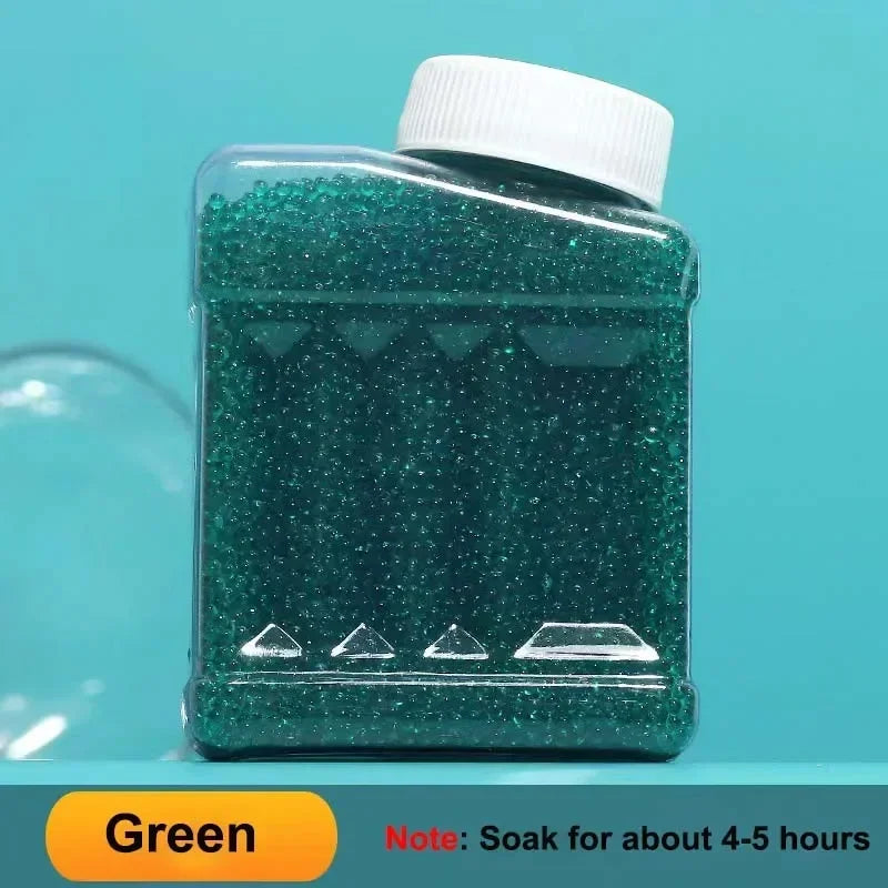 20K Water Balls Beads with Bottle 7-8mm Gel Water Beads Works for Gel Ball Gun and Splatter Ball Blaster Non-Toxic No Stain