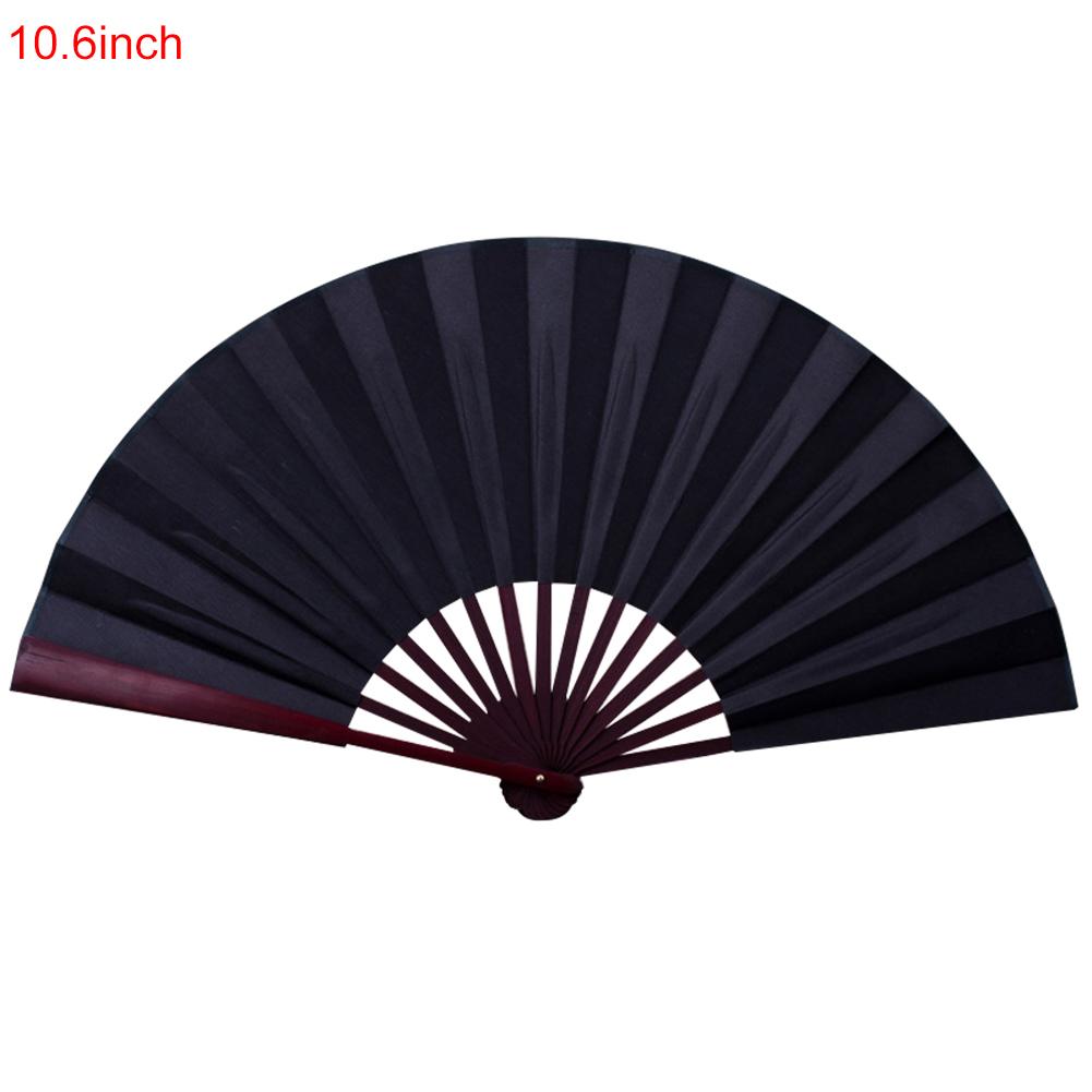 10/13 inch Folding Fan Hand Silk Cloth DIY Chinese Folding Fan Wooden Bamboo Antiquity Folding Fan DIY Calligraphy Painting