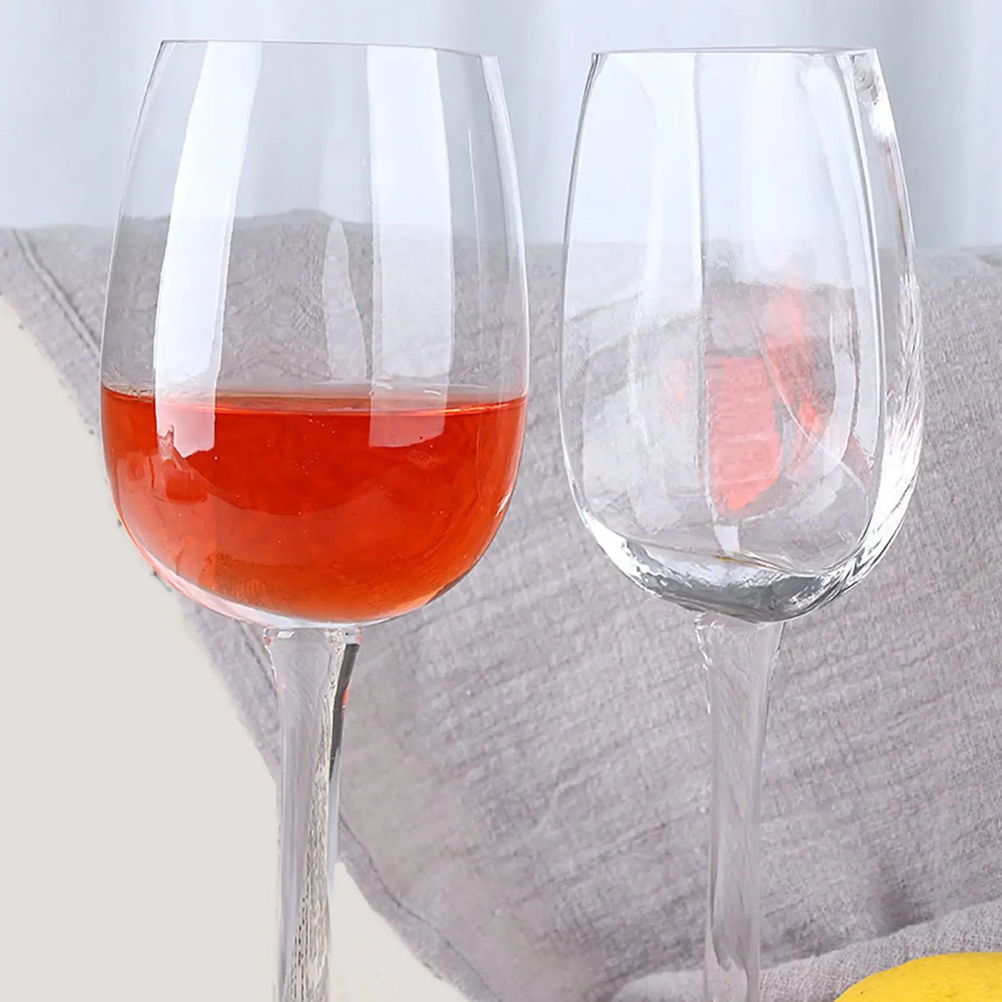 Half-Rice Wine Glass 140ml Flexible Long Stemmed Red Wine Cups Crystal Champagne Glass For Friends Enthusiasts Family
