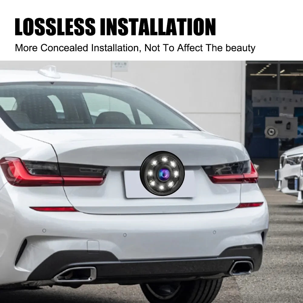 8 LED Car Rear View Camera 170° Night Vision Parking Reversing Monitoring CCD Waterproof Wide Angle Backup Cameras