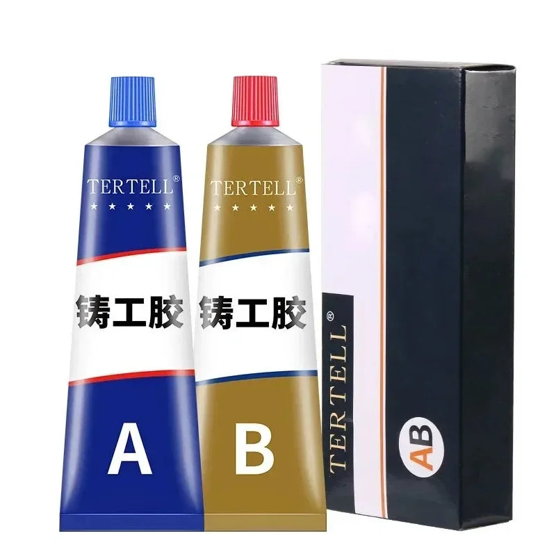 20/75/100g Metal Repair Glue Quick-drying Casting Glue Industrial Repair Agent AB Glue Heat Resistance Cold Weld Adhesive