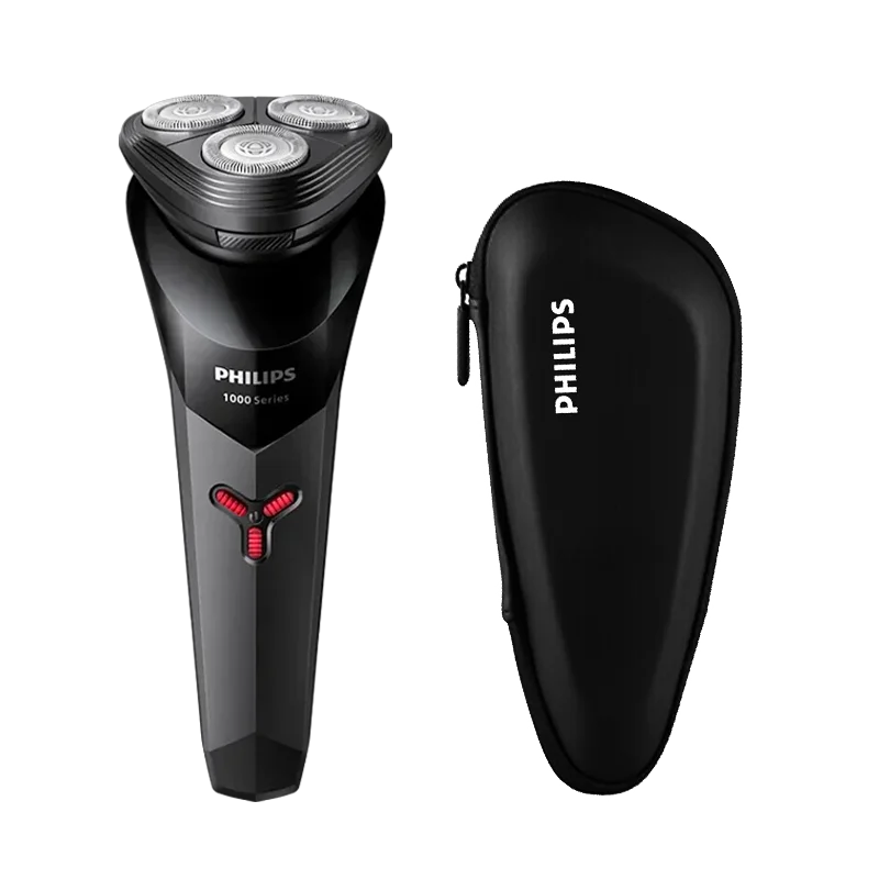 PHILIPS S1113 Electric Shaver USB Charge Stainless Steel PowerCut Blade Razor Triple Floating Head Men Fast Shave Beard Trimmer