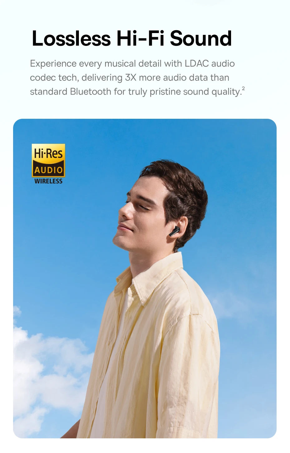 Baseus EP10 Pro ANC Earphones Wireless Bluetooth 6.0 50dB Realtime Adaptive ANC Headphones 6 Mic in-Ear Earbuds Hi-Res LDAC IP55