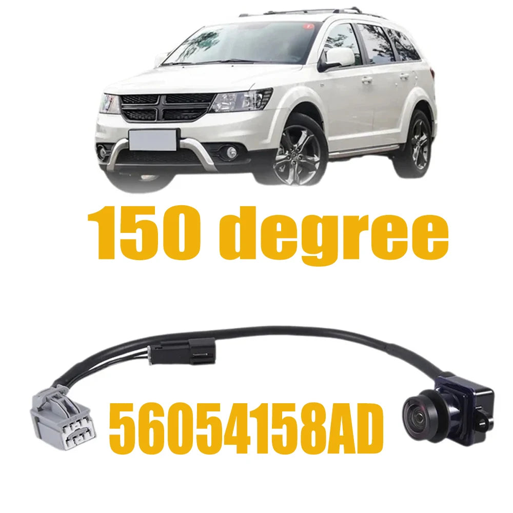【OE# 56054158AB/AD/AE/AF】Rear View Backup Camera for 2011-2020 Dodge Journey 2.4L/3.6L V6 – HD Vision, Waterproof, Plug & Play