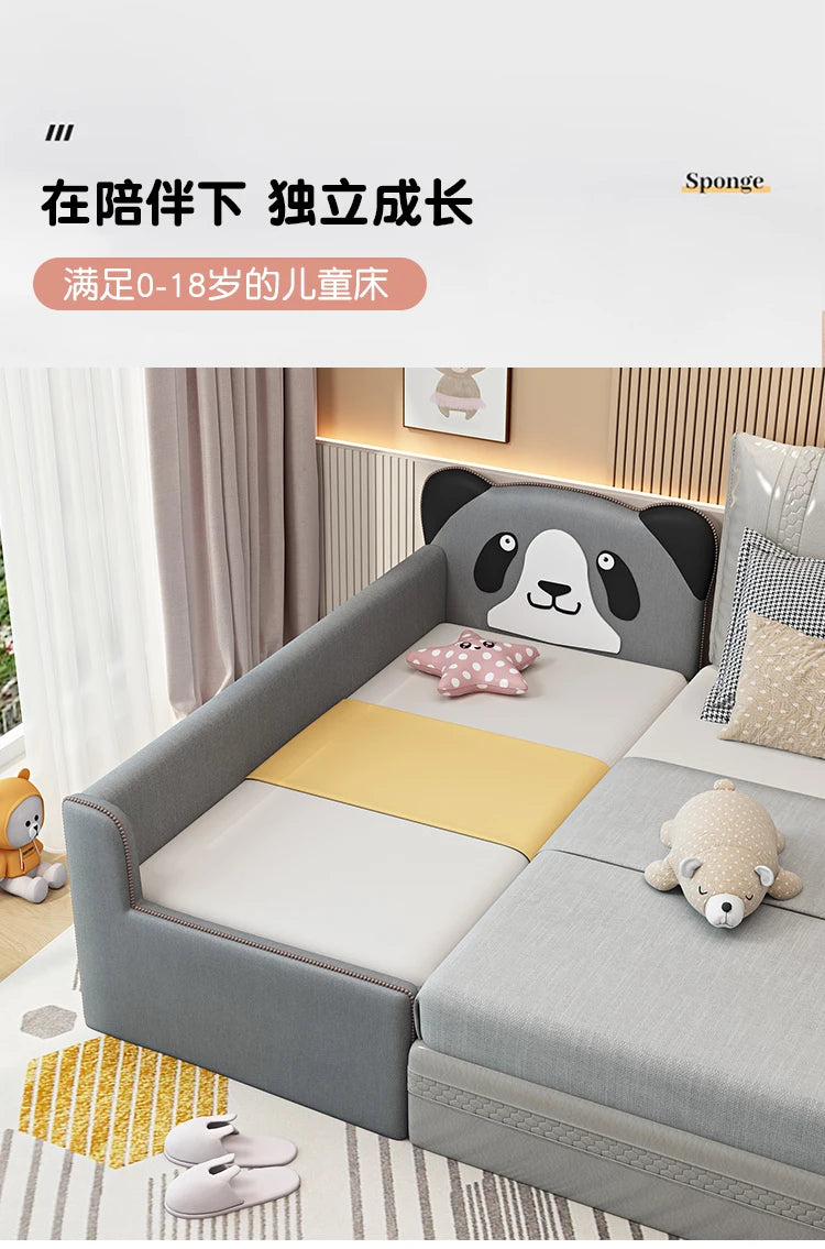 Barrier Stairs Children Beds Single Safety Bedrooms Wooden Kids Bed Mattresses Toddler Luxury Lit Cabane Enfant Home Furniture