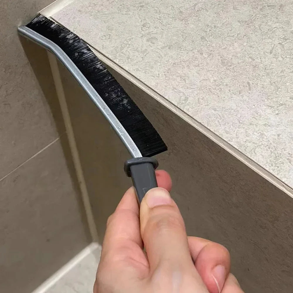 Cleaning Brush for Fine Seam Corners Groove Window Cleaning Tools Kitchen Bathroom Tiles Joints Brush Microfiber Toilet WC Brush
