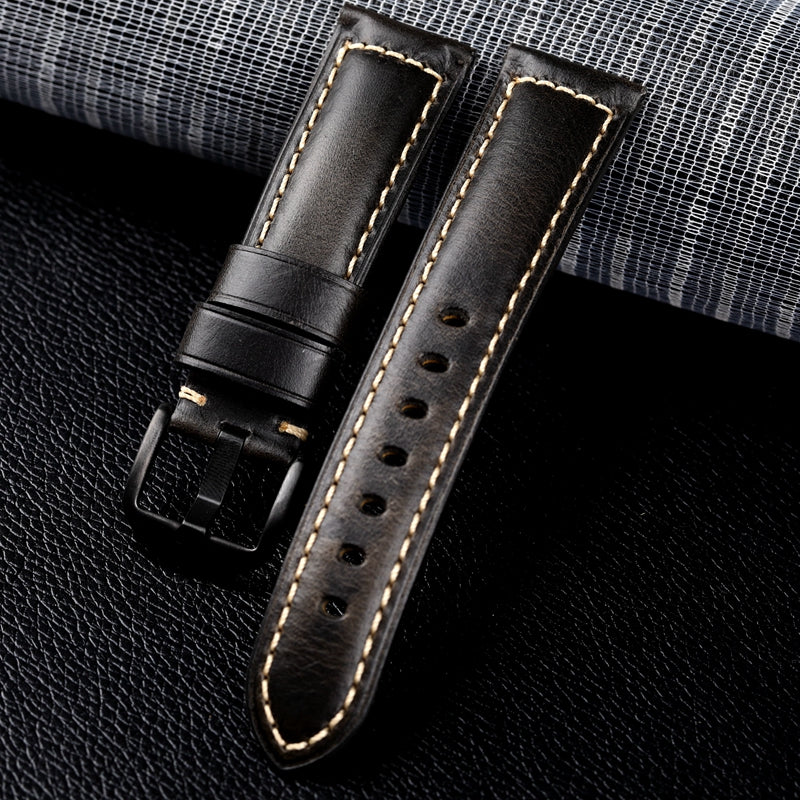 High Quality Genuine Leather Watch Strap 20mm 22mm 24mm Watchband Quick Release Men Women Watch Band for Huawei Watch GT 4 46mm