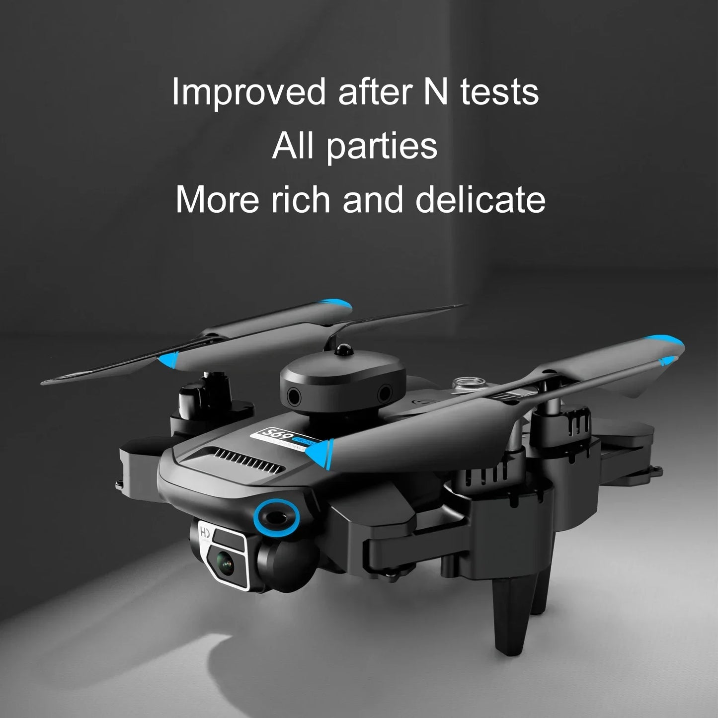 S69MAX Drone 4K Professional 8K With Wide Angle Dual HD Camera Foldable RC Helicopter WIFI FPV Height Hold Quadcopter Toys Gifts