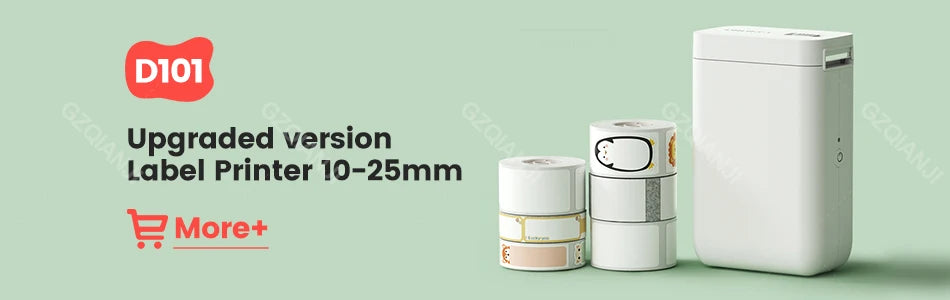 Niimbot D110 D11 Label printer paper Waterproof Anti-Oil Price Label Sticker Transparent Pure Color Label thermal Sticker Paper