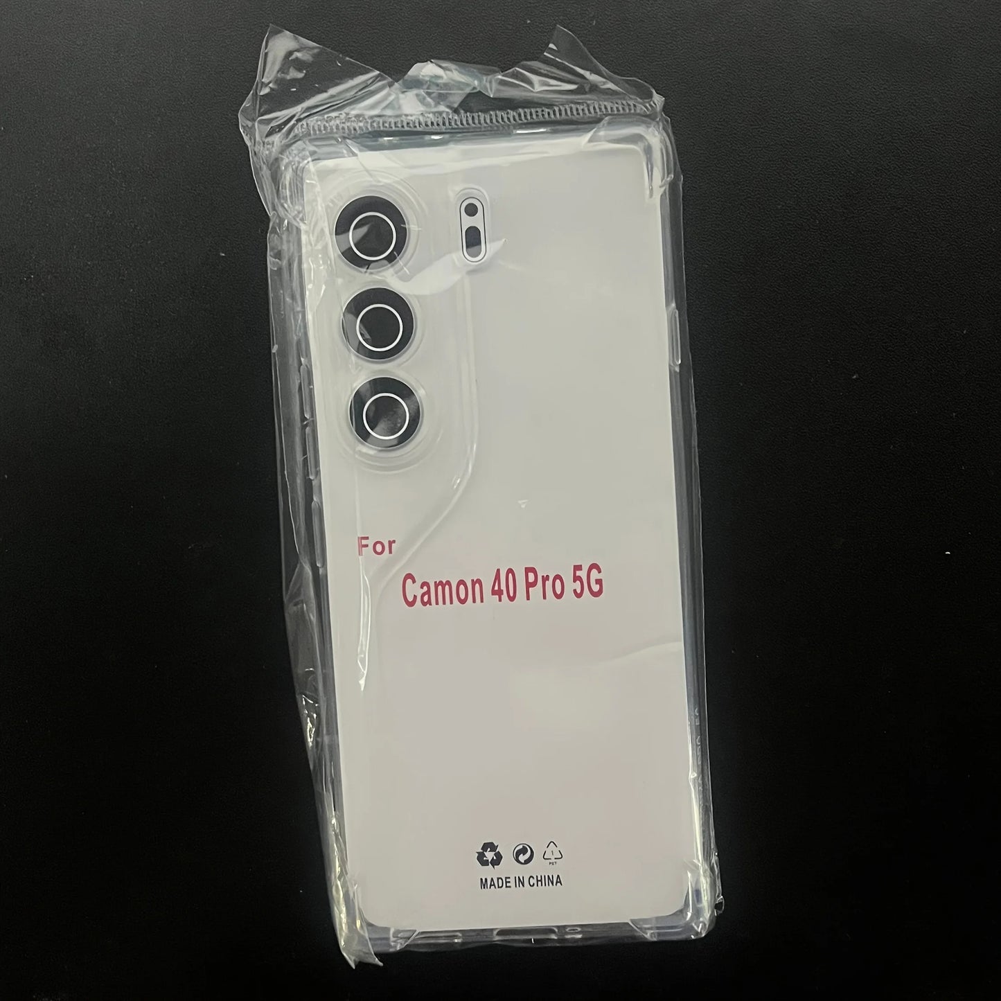 Soft TPU Case for Tecno Camon 40 Pro 4G 40Pro Camon40 Camon40Pro 2025 Airbag Cover Smartphone Phone Protective Back Shell