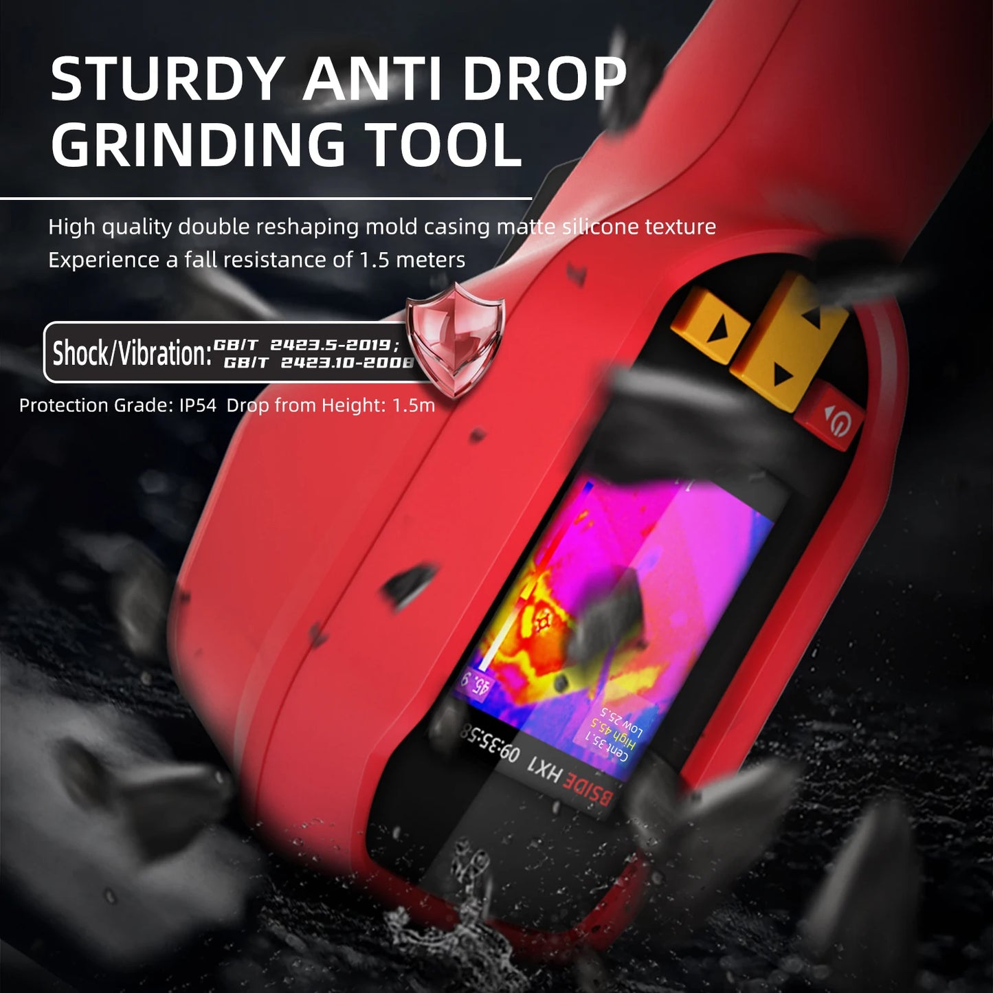 BSIDE Thermal Imaging Camera 240 x 240 Resolution Handheld Infrared Camera, 320 x 240 Full-Viewing TFT