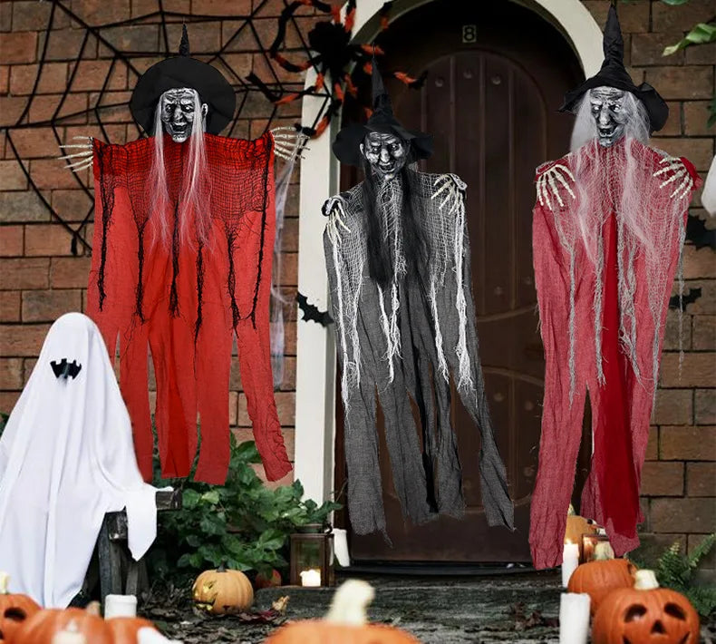 Witch Hanging Ghost Three Piece Set Halloween Decoration Ghost Secret Room Scene Decoration Photography Props