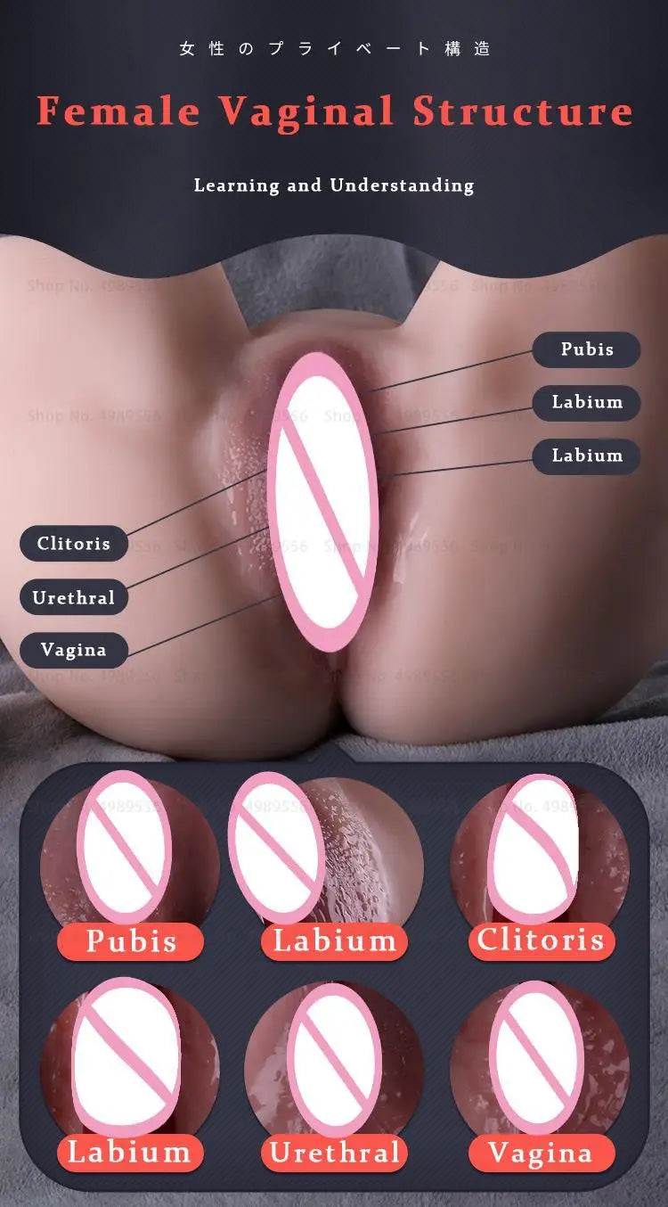 Artificial Realistic Ass Sex Tooys for Man Adult Supplies Erotic Products Pussy Male Masturbator Vagina Dolls Adults 18 Biggest