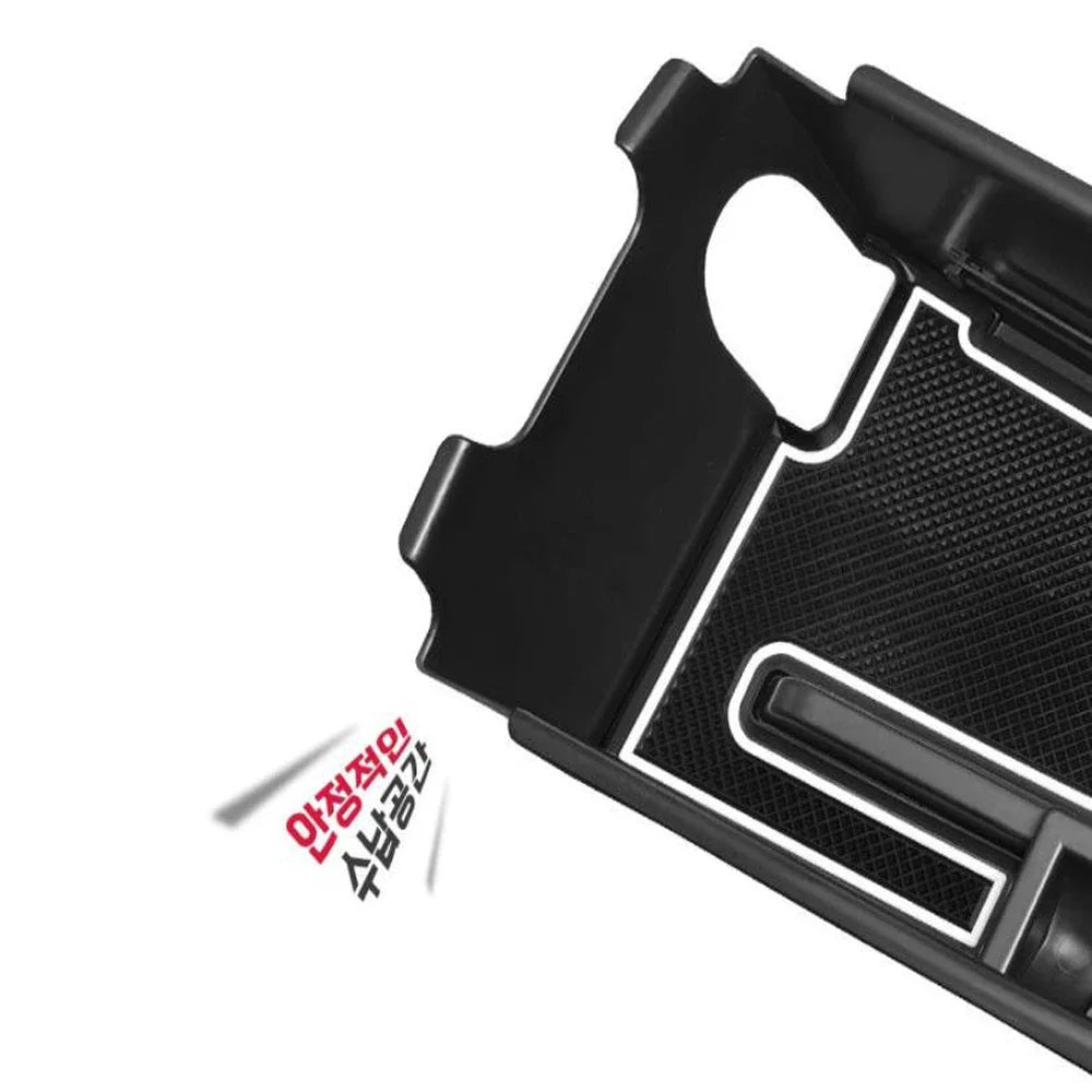 For Genesis G80 Stowing Tidying Storage Box Car Center Console Armrest Organizer Tray