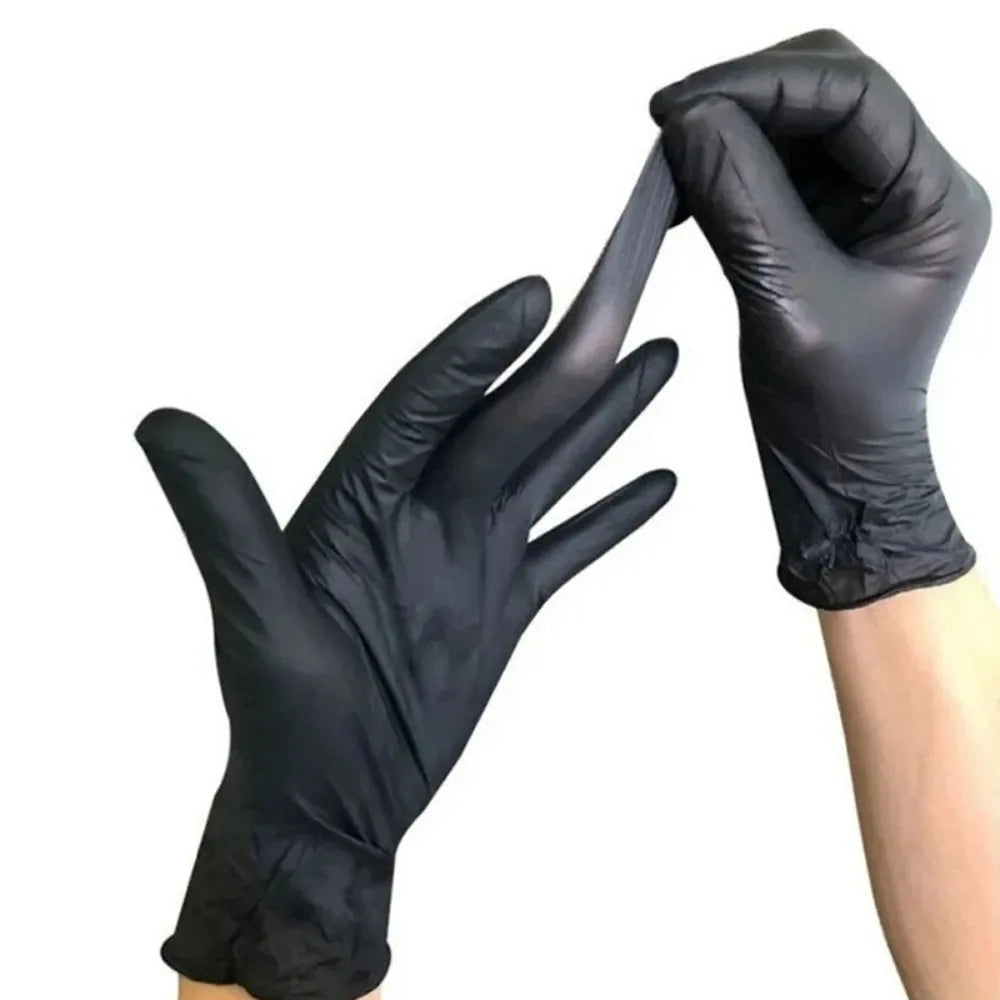 400/200/100/50/20PCS disposable nitrile gloves for household use, hairdressing, cleaning, dishwashing, and tattoo gloves ﻿