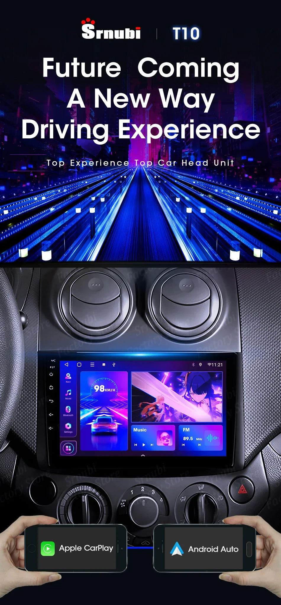 2Din Android 12 Car Radio for Chevrolet AVEO T250 2006-2012 Multimedia Player Carplay Auto Autoradio Navigatore Stereo Head Unit