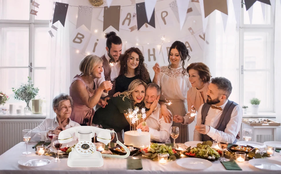 Audio Guest Book Wedding Phone Vintage Style Audio Message Voicemail for Graduation Retirement Party Birthdays Baby Shower