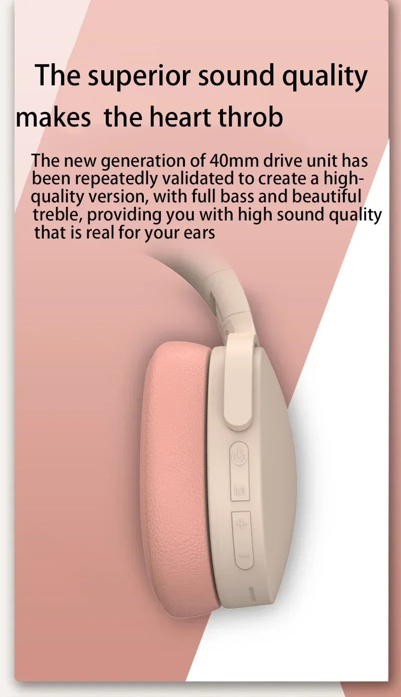 Over-ear Wired Headphones Blutooth With Cable Airbuds P2961 for Ios&Android Wireless Headset Earphones Bluetooth Earbuds Hedset