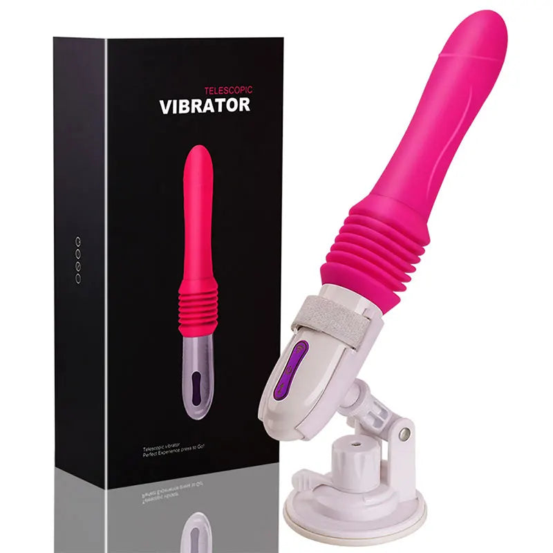 Thrusting Dildo Vibrator Sex Machine Auto Telescopic Vagina Anal Stimulator G Spot Clitoral Female Masturbator Sex Toy for Women