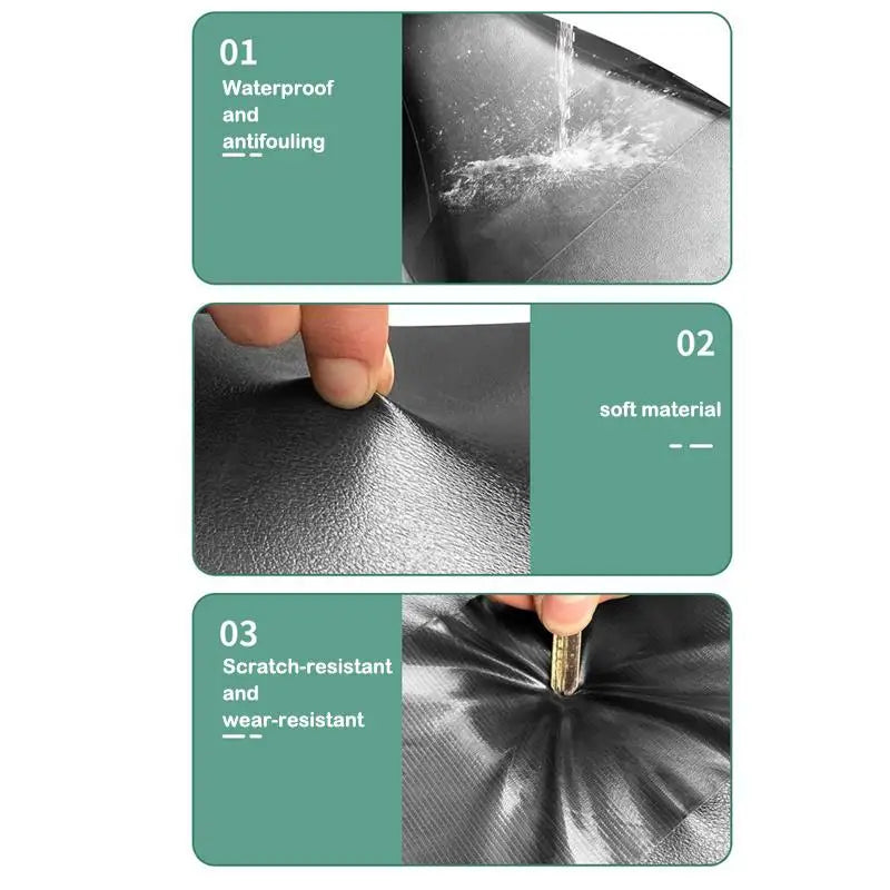 Motorcycle Seat Repair Sticker Universal Autocycle Seats Cushion Protector Film Leather Sofa Self-adhesive Repair Tape Accessory