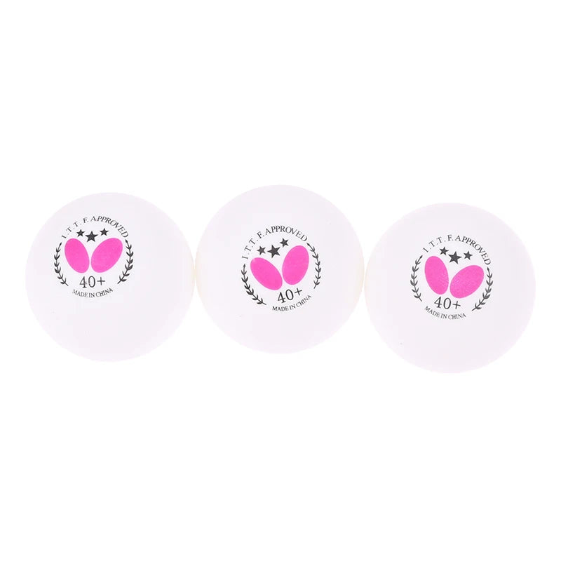 3Pcs Professional Table Tennis Ball 40+ Training Ball For Table Tennis Stroking Training Indoor Games Spare Ping Pong