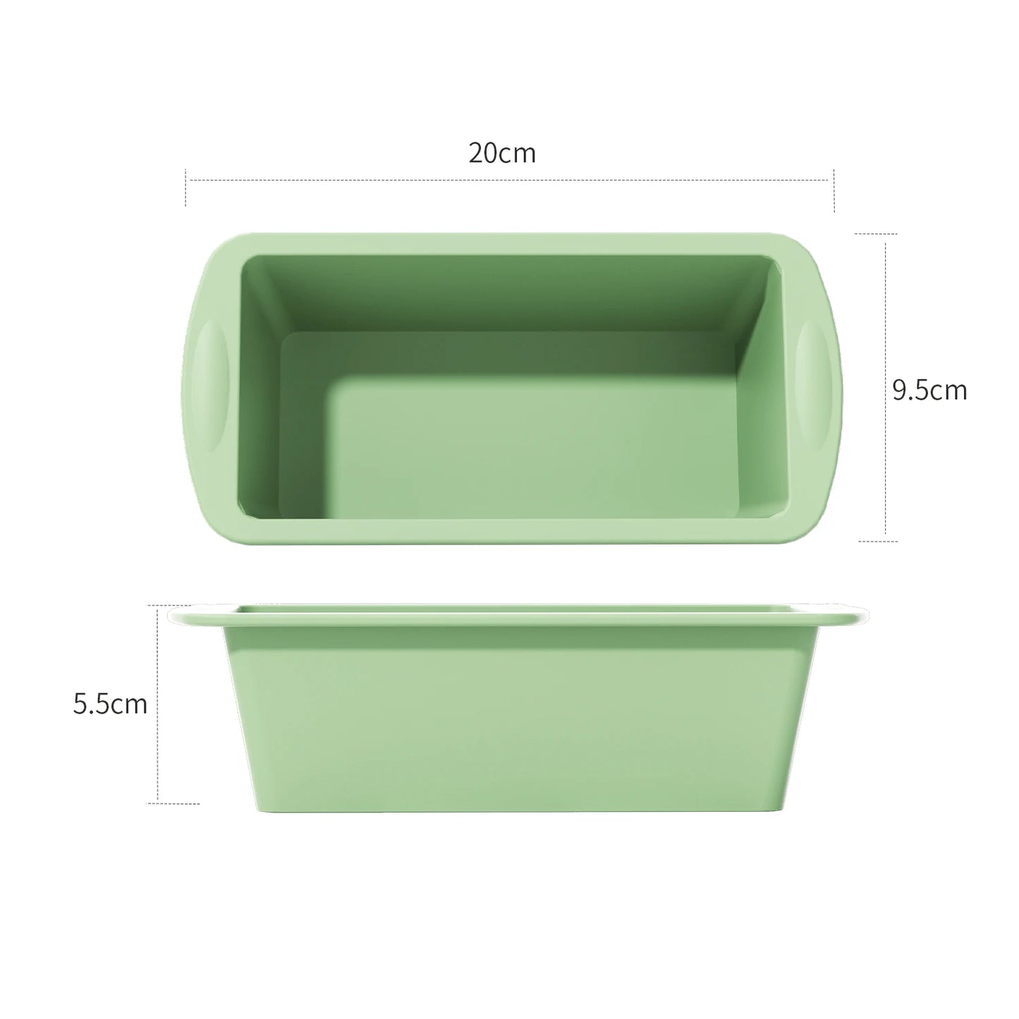 Silicone Baking Molds NonStick Rectangle Cake Pans Mini Loaf Pan Easy Release Bread Toast Mould Kitchen Accessories Pastry Tool