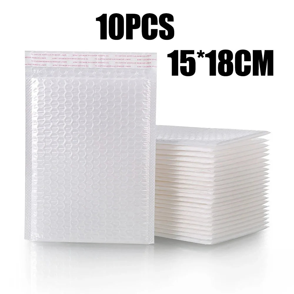 10-100PCS Bubble Mailers Wholesale White Padded Envelope for Packaging Mailing Gift Self Seal Shipping Bags Bubble Envelope