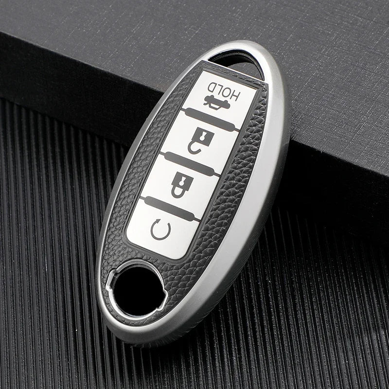 Leather TPU Shell Car Key Cover Case for Nissan Qashqai J10 J11 X-Trail T31 T32 Kicks Tiida Pathfinder Murano Note Juke Infiniti