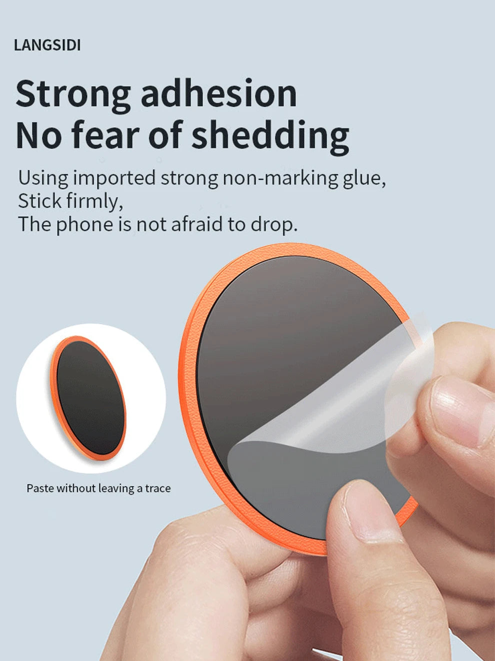 LANGSIDI Leather Magnetic Metal Ring holder Case For Samsung Galaxy S24 Ultra s23 S24 + plus shockproof Slim Protection