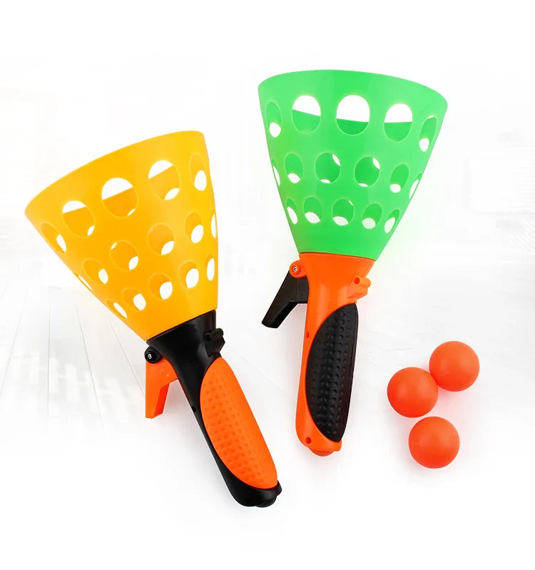 Catapult Two-player Docking Ball Launch Ball Ping-pong Bouncy Ball Leisure Sports Parent-child Interaction Outdoor Toys