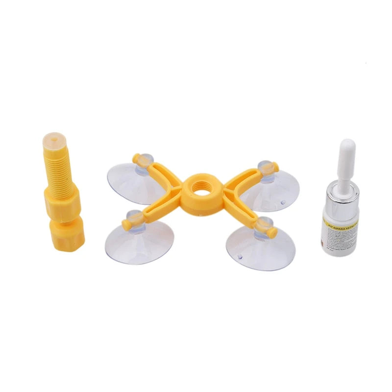 Windshield Repair Kit Quick Fix Car Cracked Glass Windscreen Resin Sealer DIY Auto Window Screen Polishing