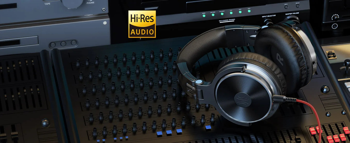 Oneodio Pro 10 Over Ear Headphones Hifi Studio DJ Headphone Wired Monitor Music Headset Earphone With Mic For Phone Computer PC