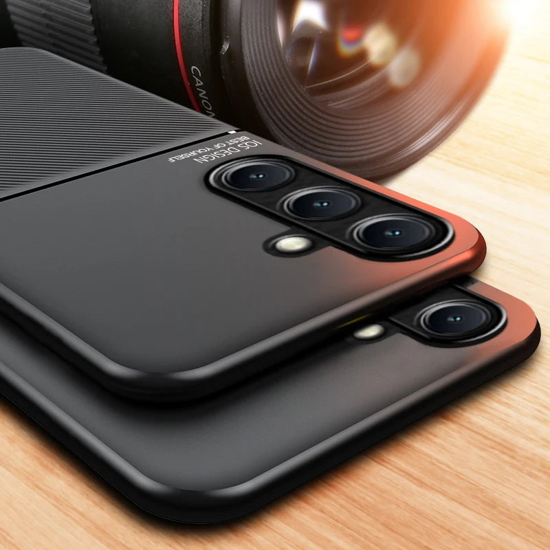 For Samsung Galaxy S26 S25 S24 S23 Plus Ultra Magnetic Case For Samsung S26 25 Edge S25 S24 S23 FE Matte Anti Slip Phone Case