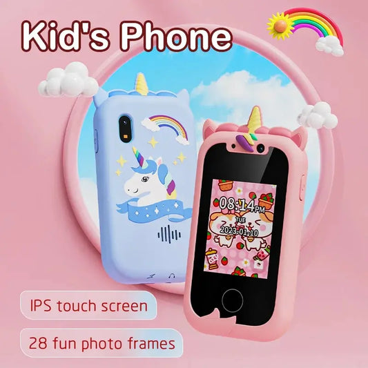 Kids Smart Phone Camera Toys Touchscreen Learning Toy for 3-12 Year Old Boys Girls Phone MP3 Player Christmas Birthday Gifts