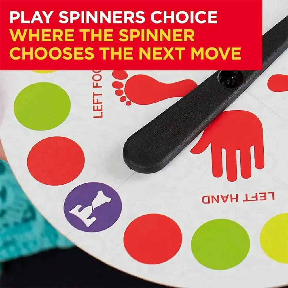 Twister Ultimate Bigger Mat More Colored Spots Family Kids Party Game Parent-child Game Board Game Body Twist Multiplayer Party