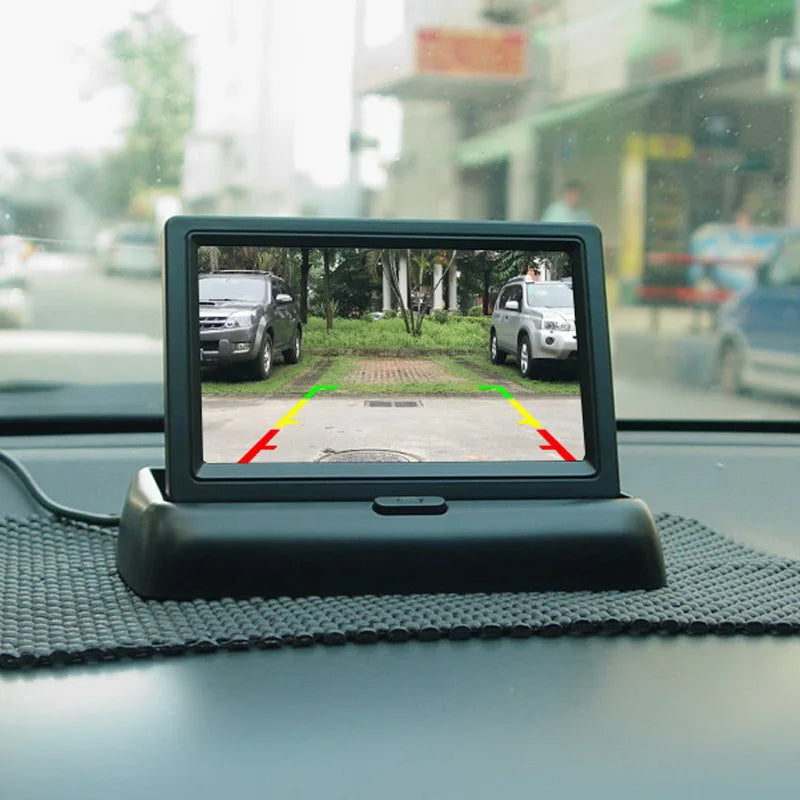 Easy Installation 4.3"5" Car Rear View Backup Camera LCD Monitor  for Vehicle Van Night Vision Reverse Video Parking System