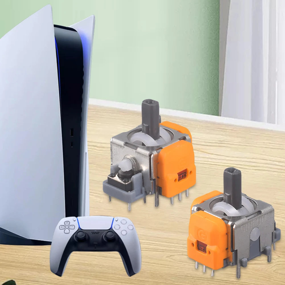 10Pcs 3D Hall Effect Joystick High Precision No Drifting Thumbsticks Module Repair Parts Adjustable for PS4/5 for XBox/Switch