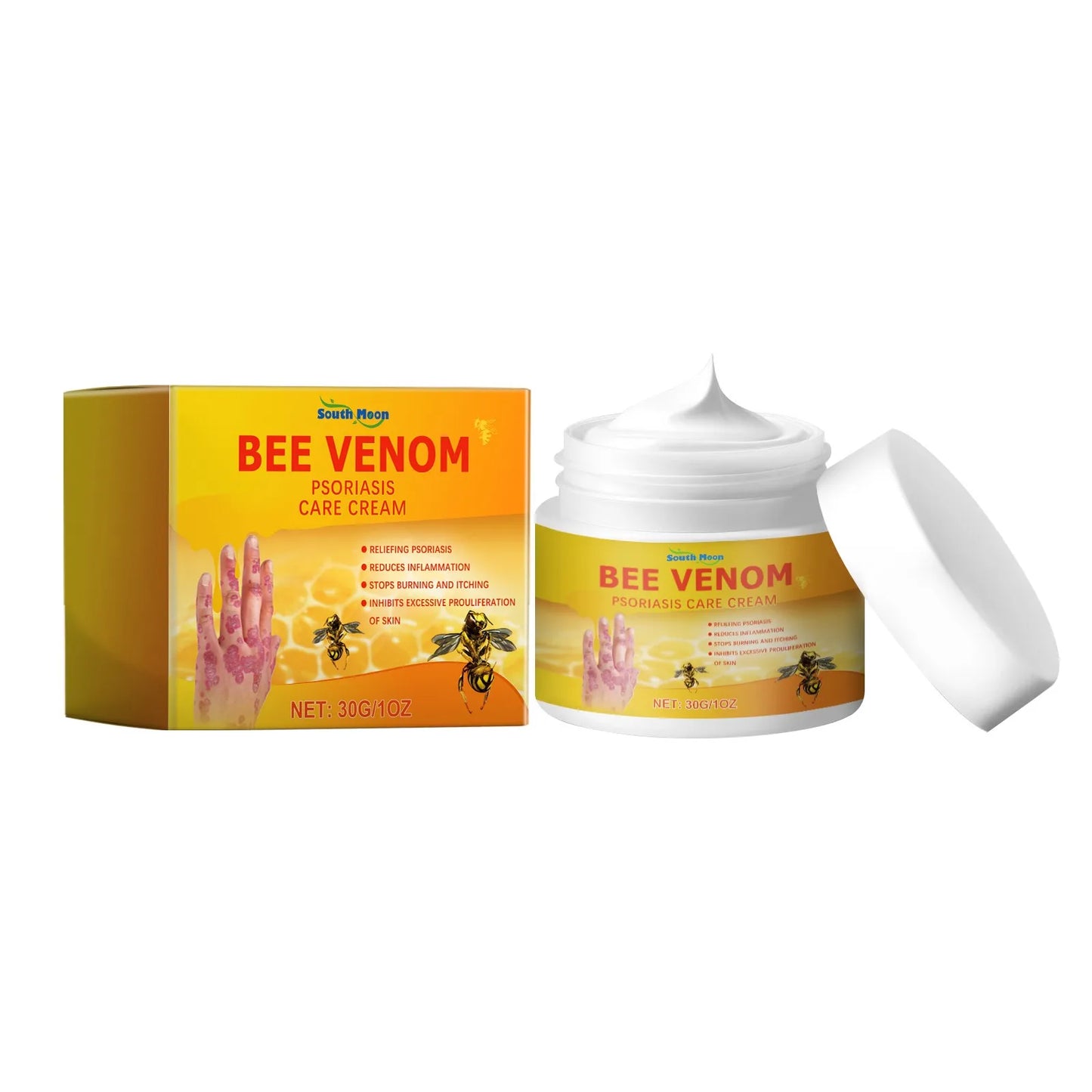 30ML Universal Natural Bee Venom relief cream, Hand And Foot Repaircream, Suitable For Neck, Waist, Back, Hands, Feet And Legs