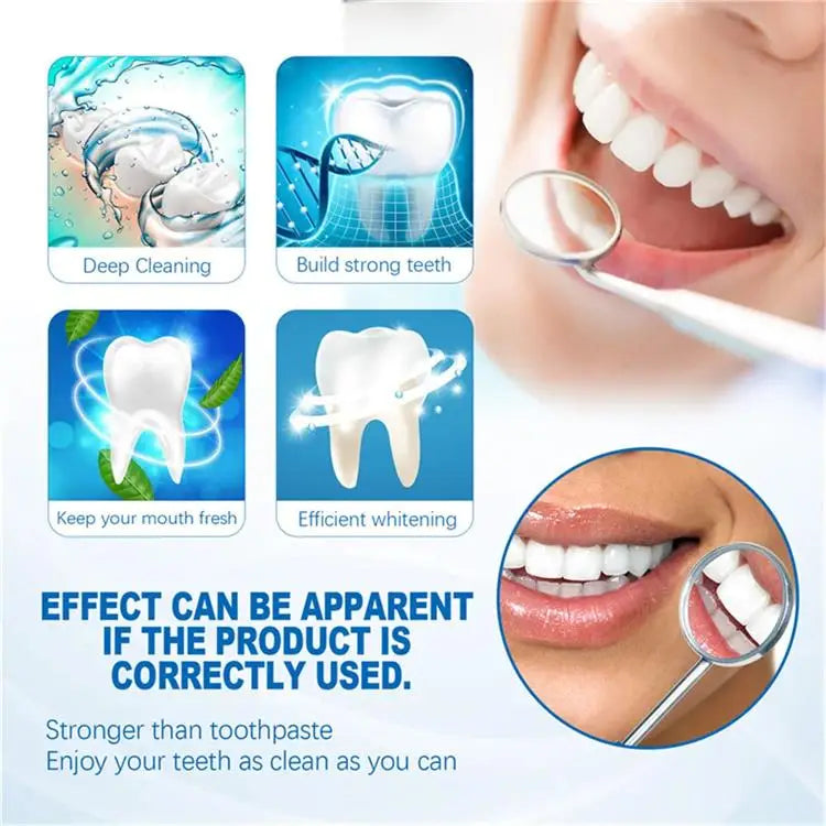 Teeth Whitening Essence Powder Clean Oral Hygiene Whiten Teeth Remove Plaque Stains Fresh Breath Oral Hygiene Dental Tools Set