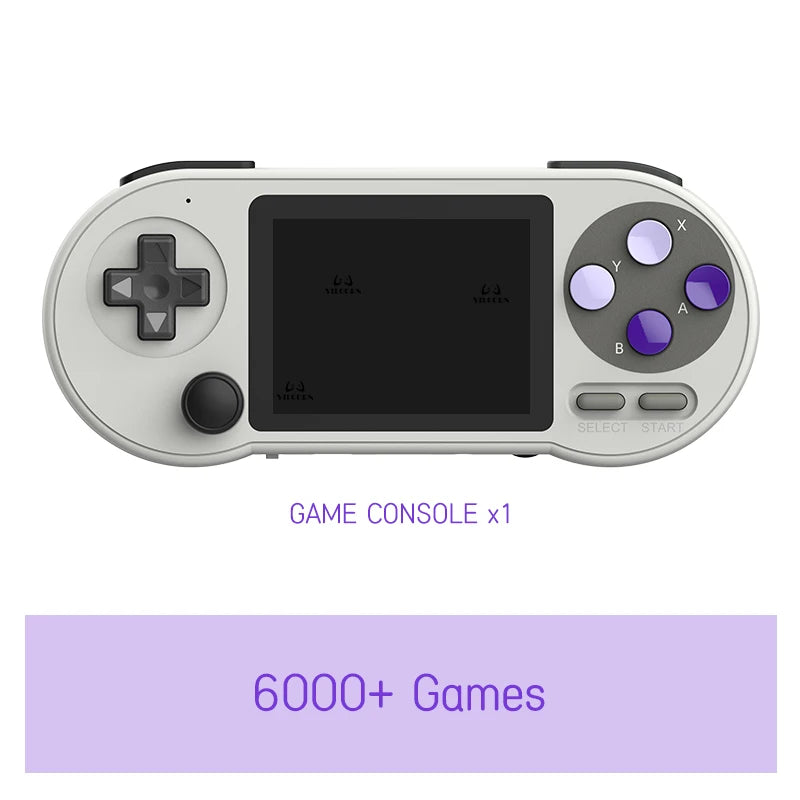 SF2000 Portable Handheld Game Console 3 Inch IPS Retro Video Game Player Built-in 6000 Games For SFC FC GBA Kid Gift AV Output