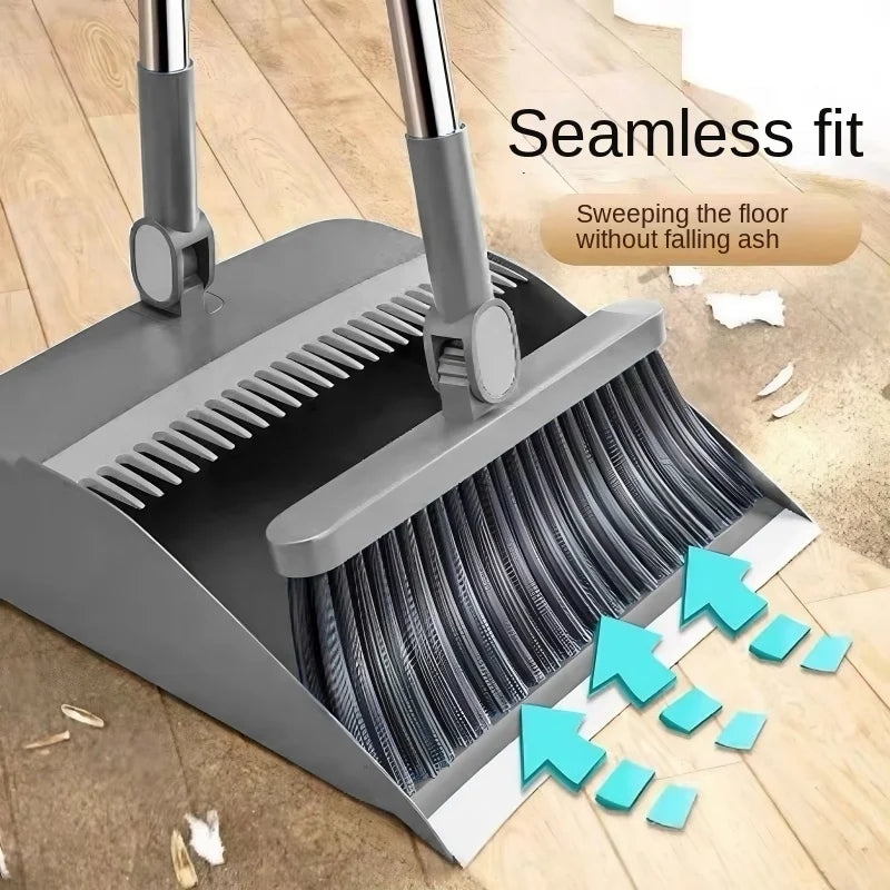 Broom and dustpan set combination household broom non-stick hair Dustpan Dustpan Garbage shovel broom Dustpan set