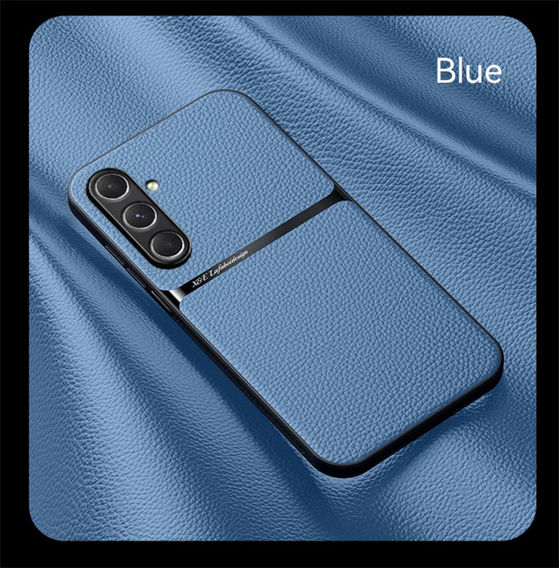 PU Leather Magnetic Case for Samsung Galaxy M35 A16 A36 A56 A15 5G A25 A35 A55 Protective Cover Hard Shell Coque Fundas