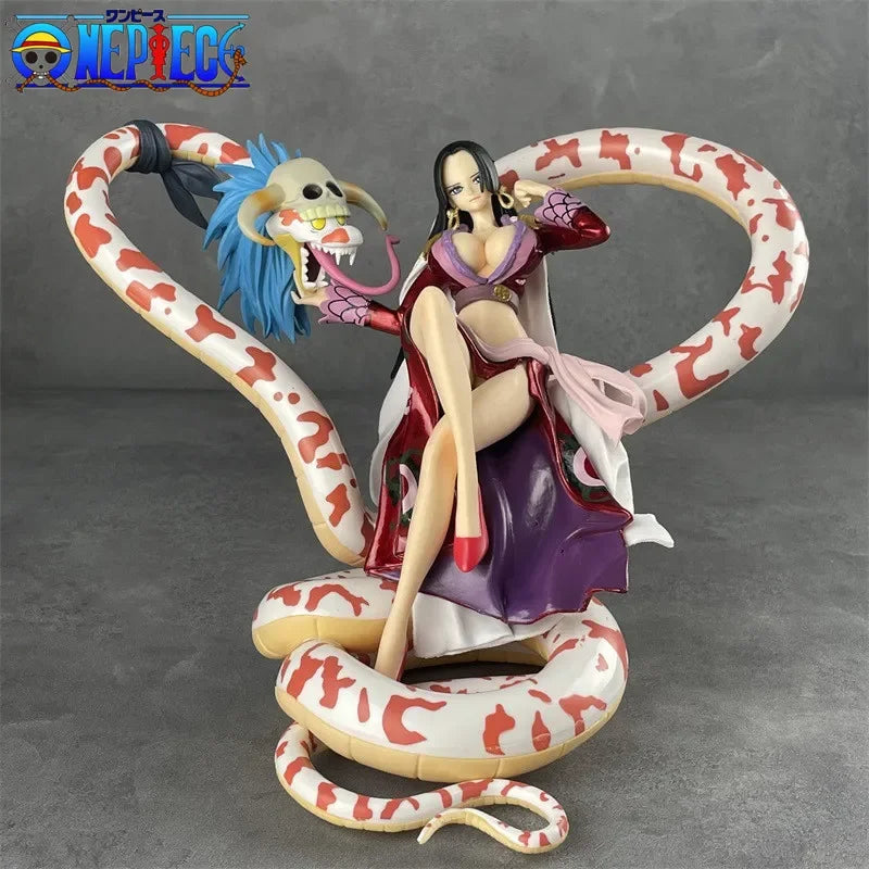 One Piece Figure Empress Snake Explosive Clothes Nine Snakes Boya Hancock Sitting King Qiwuhai Trendy Figure Model Decorative